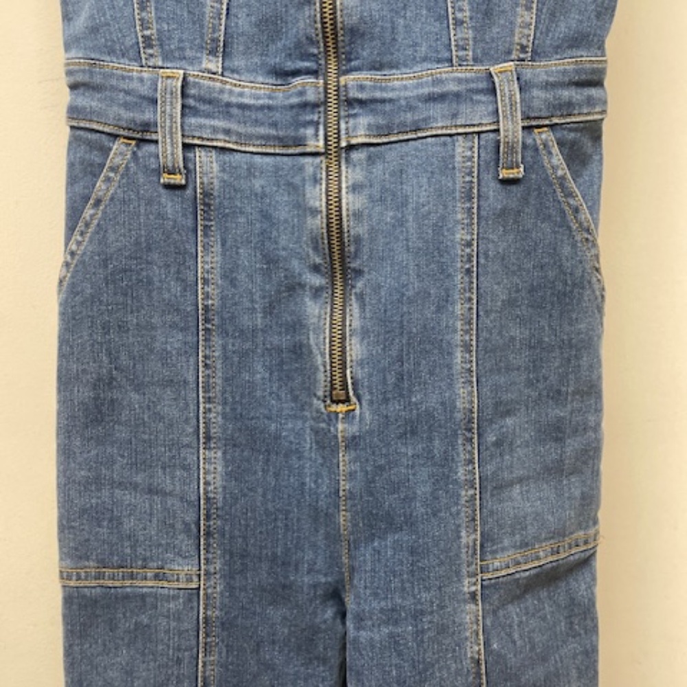 Veronica Beard Fayre Denim Jean Jumpsuit EUC - Picture 9 of 14